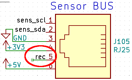 Signal REC sur le connecteur SBK Datalogger